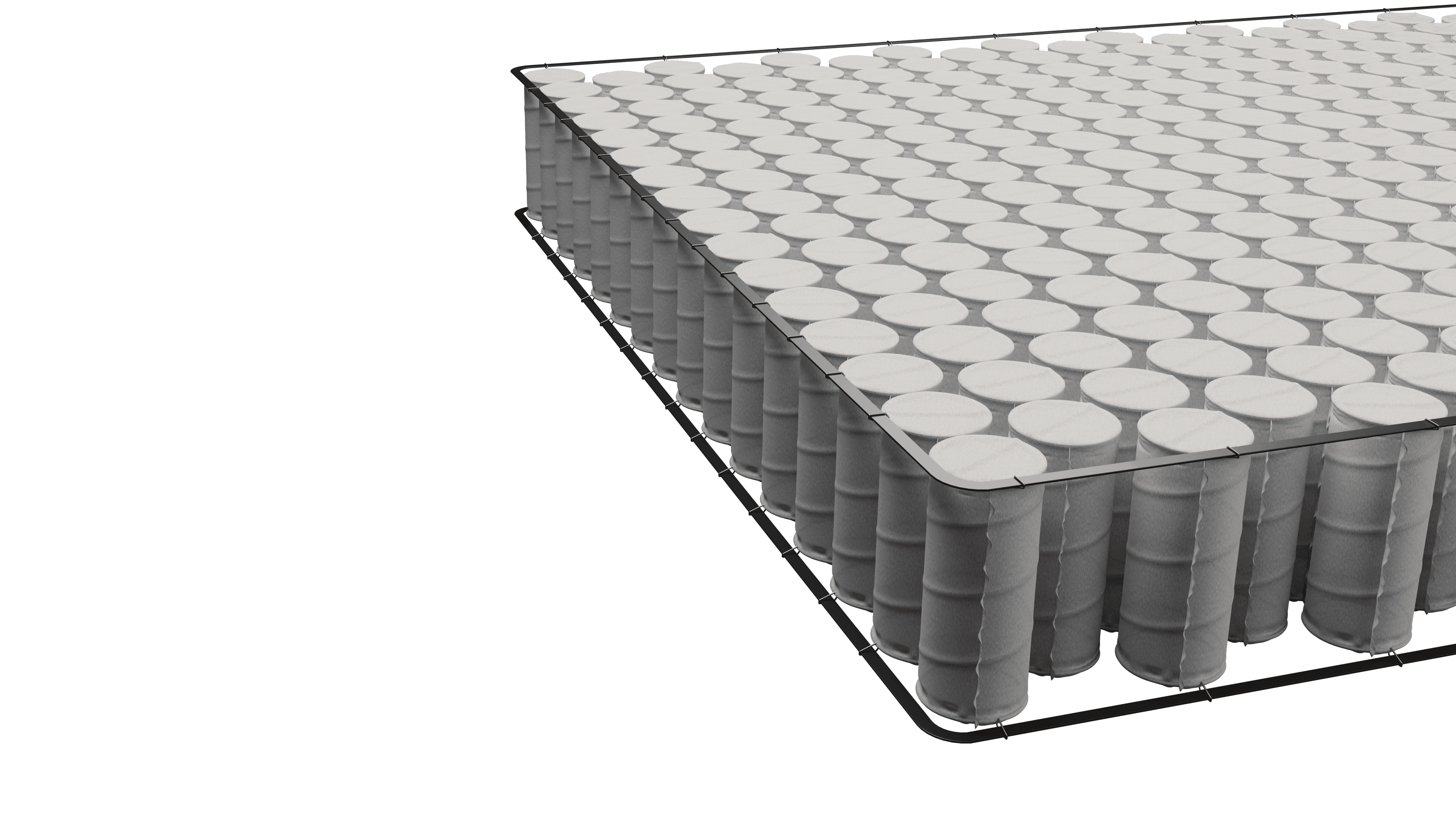 Coil Nest nested pocket spring unit